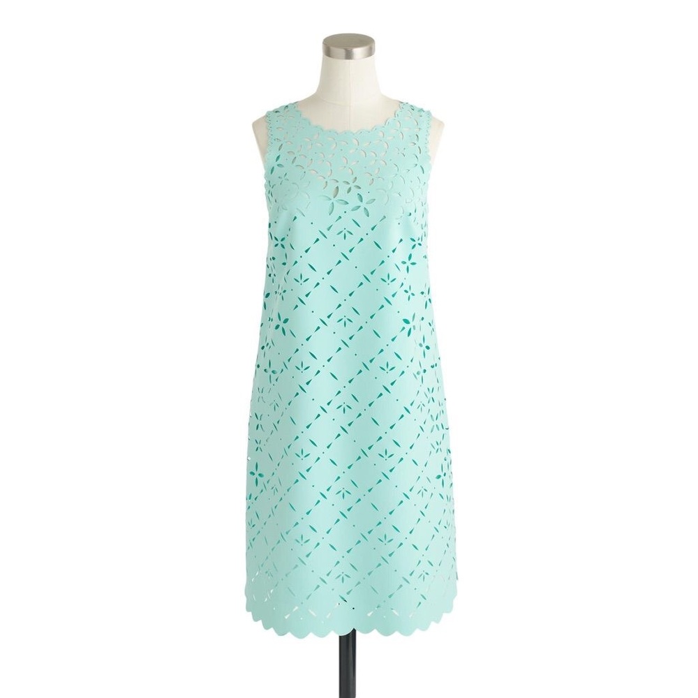 J Crew Mint (above the knee) Dress